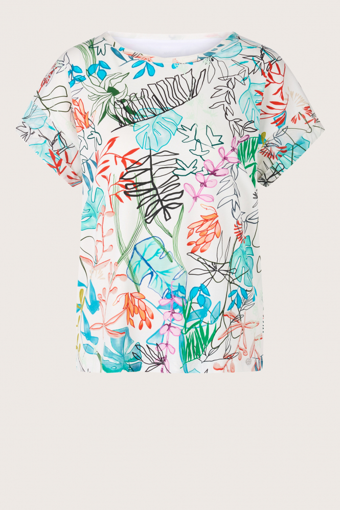 Marc Cain YC 48.67 J51 T-shirt korte mouw Wit