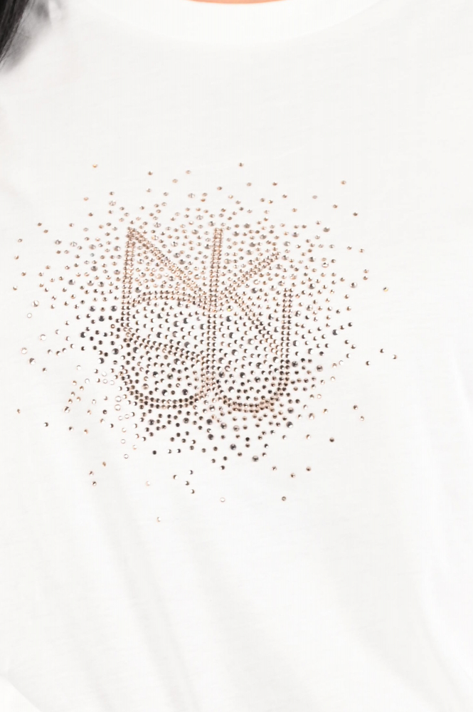Nukus NKF04008 T-shirt korte mouw Beige