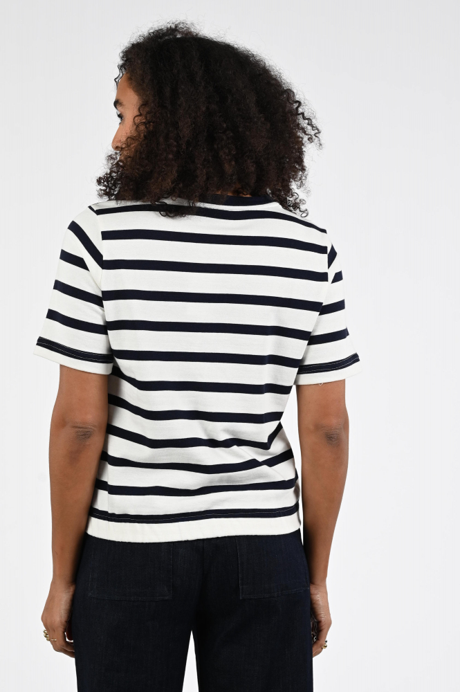 Geisha 62154-20 T-shirt korte mouw Wit