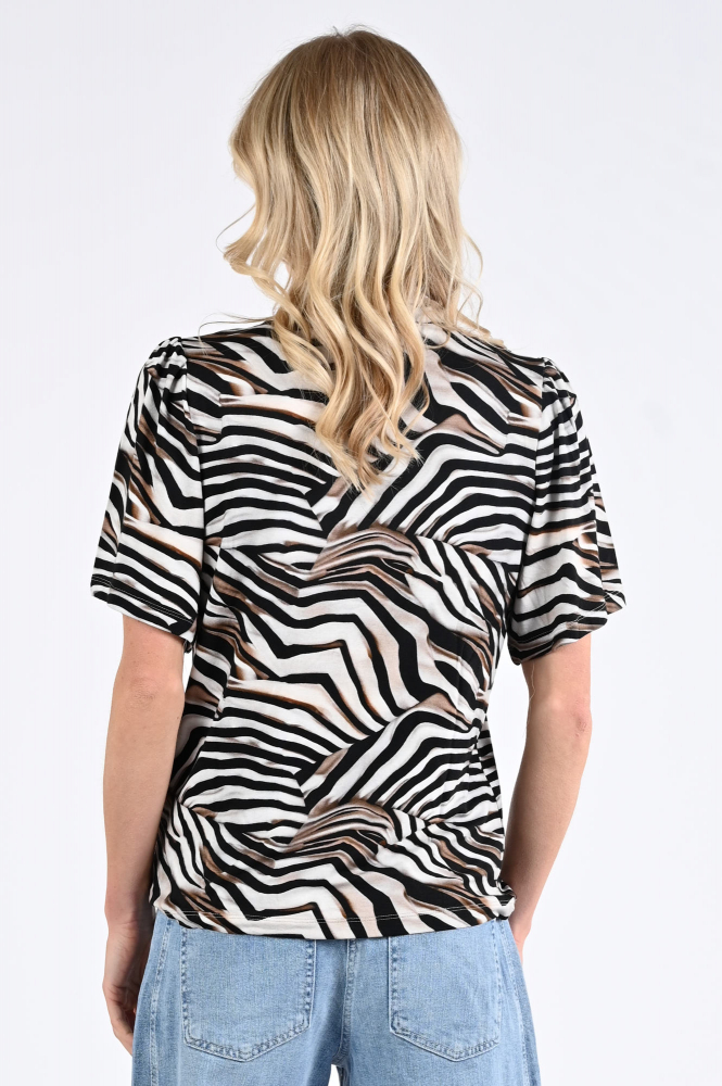 Geisha 52445-60 T-shirt korte mouw Wit