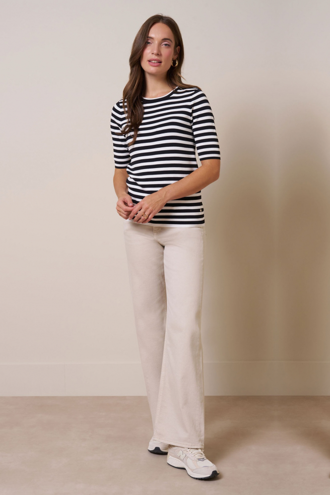 Studio Anneloes 91510 luna T-shirt korte mouw Wit