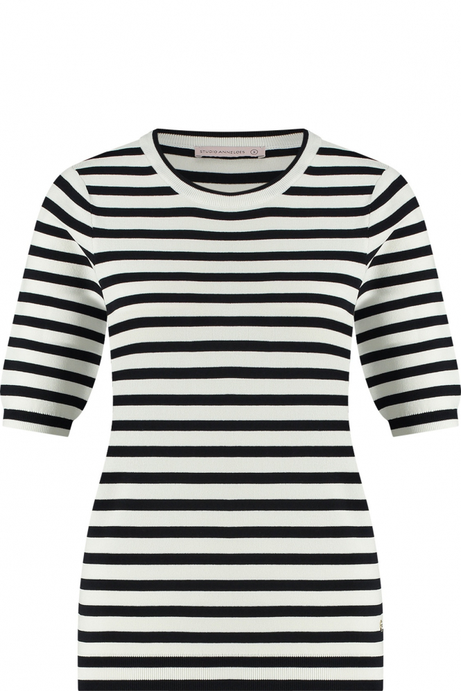 Studio Anneloes 91510 luna T-shirt korte mouw Wit