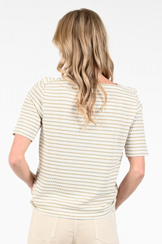 FABER 93702 T-shirt korte mouw Beige
