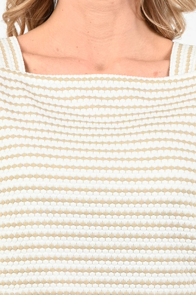 FABER 93702 T-shirt korte mouw Beige