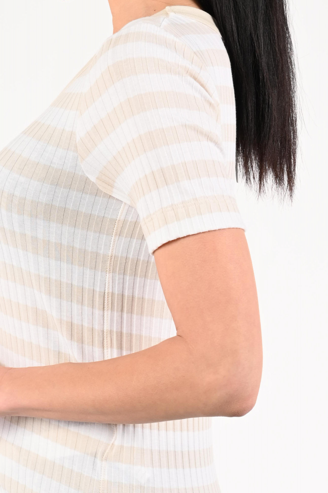 Zaida 346455 T-shirt korte mouw Beige