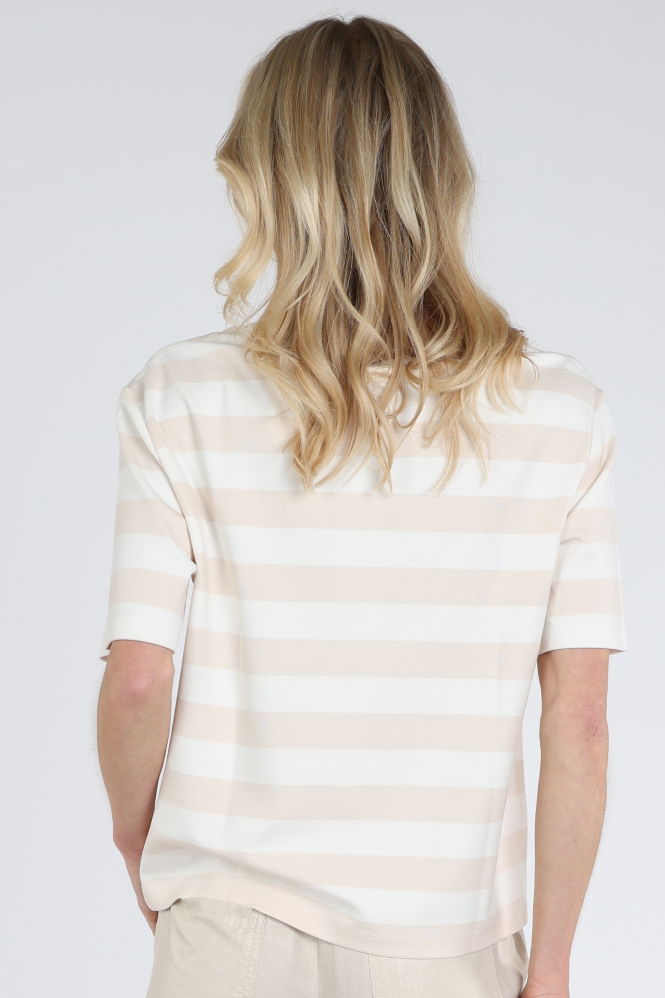 Monari 410126 T-shirt korte mouw Beige