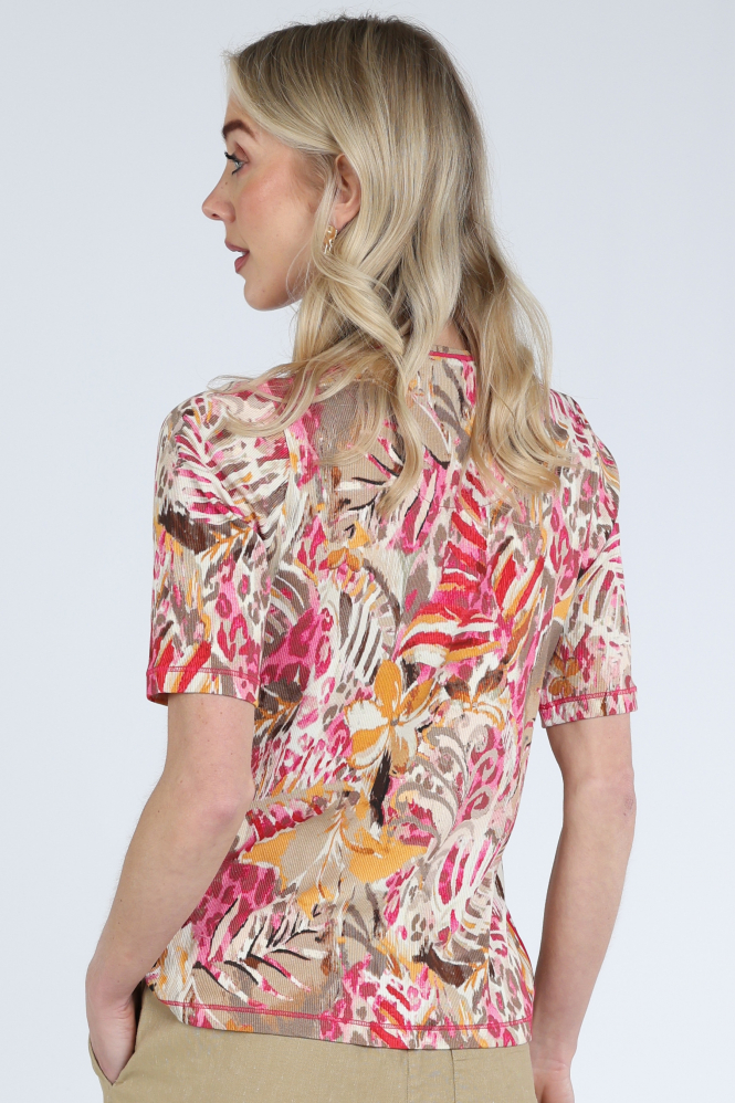 Roberto sarto 611163 T-shirt korte mouw Beige