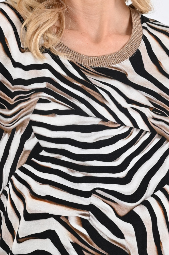 Geisha 52447-60 T-shirt korte mouw Beige