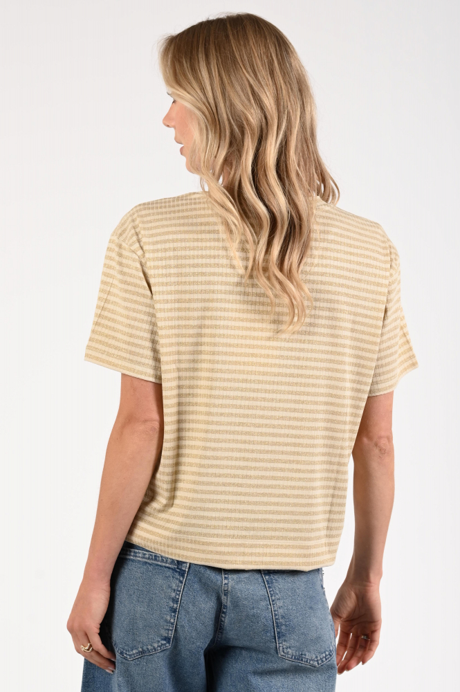Nukus NKF04006 T-shirt korte mouw Beige