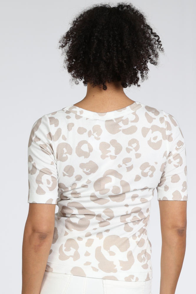 Zaida 346850 T-shirt korte mouw Beige