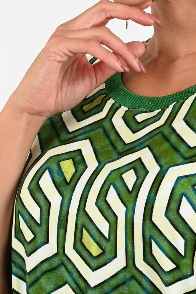 Geisha 32403-60 T-shirt korte mouw Groen