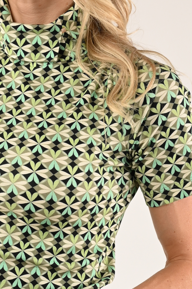 Marc Cain XC 48.18 J10 T-shirt korte mouw Groen