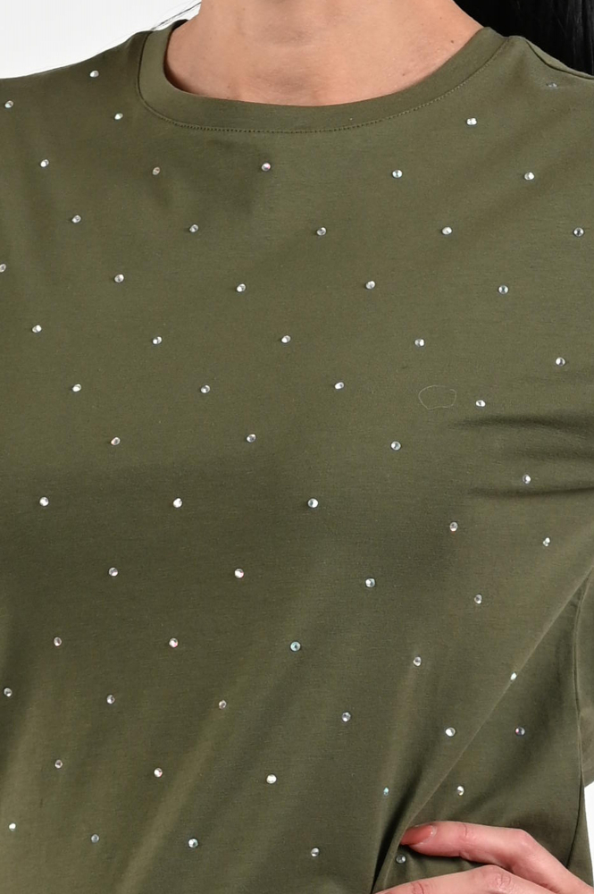 Geisha 52562-47 T-shirt korte mouw Groen