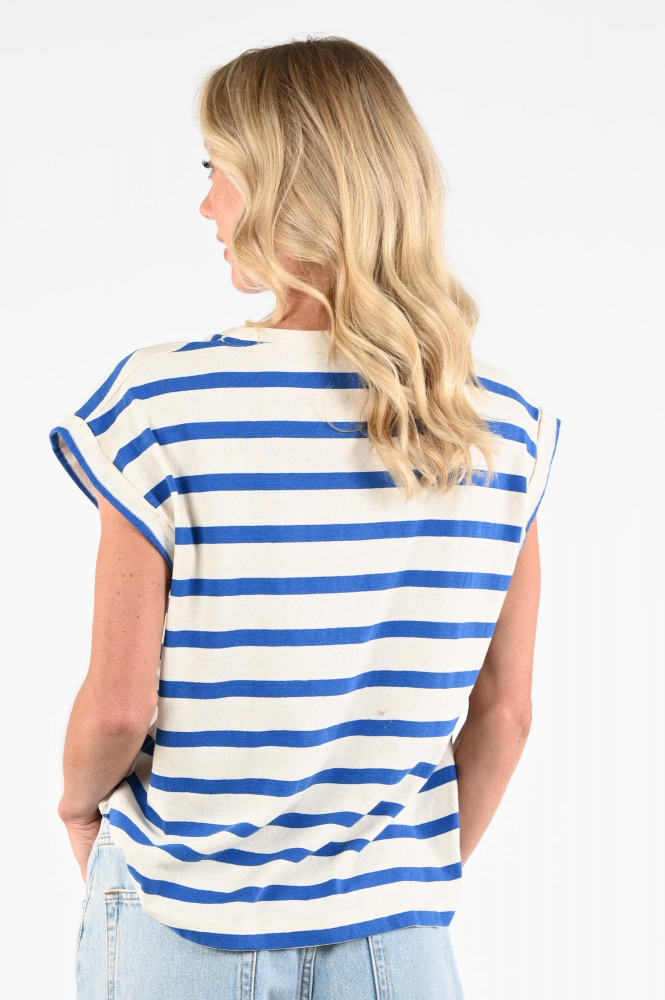 By-Bar 26211025 T-shirt korte mouw Blauw