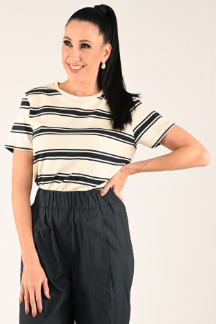 By-Bar Hope stripe top Blauw