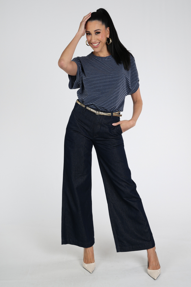 Summum 3s5258-30762 T-shirt korte mouw Blauw