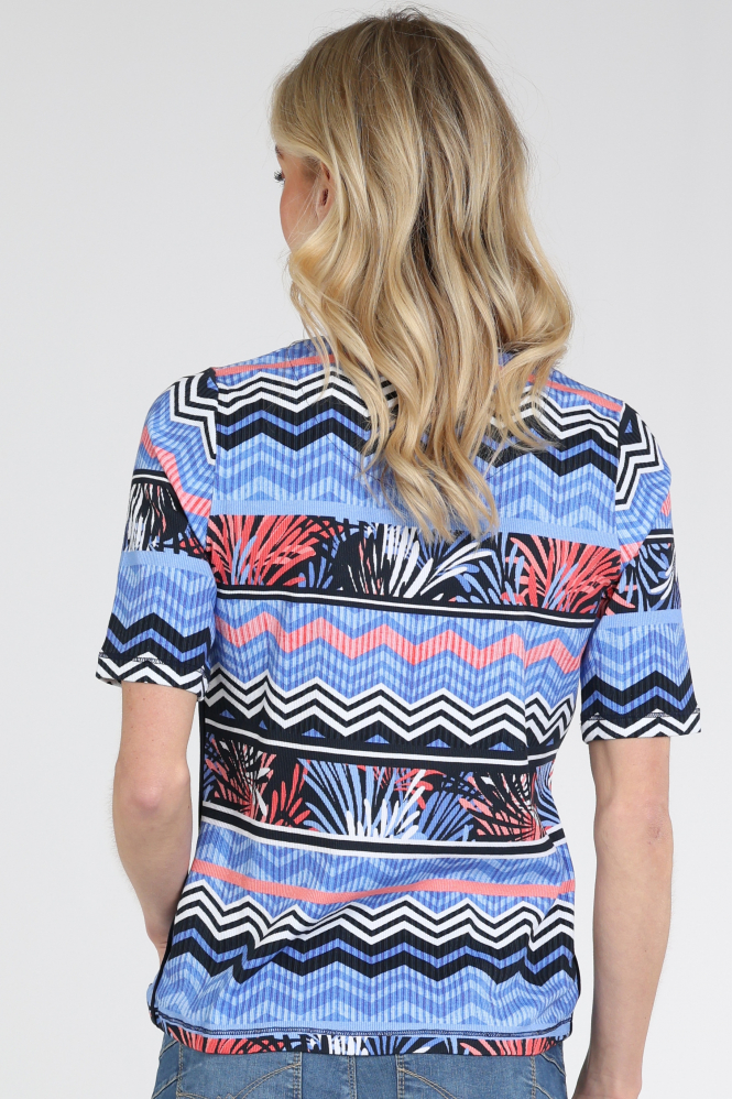 Roberto sarto 611163 T-shirt korte mouw Blauw