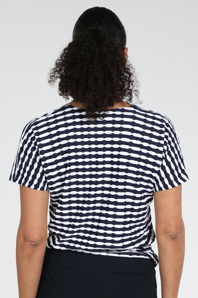 Roberto sarto 611157 T-shirt korte mouw Blauw