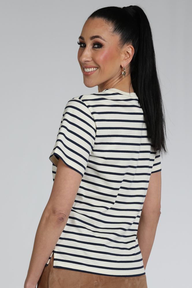 MaxMara bora mm13323 T-shirt korte mouw Blauw