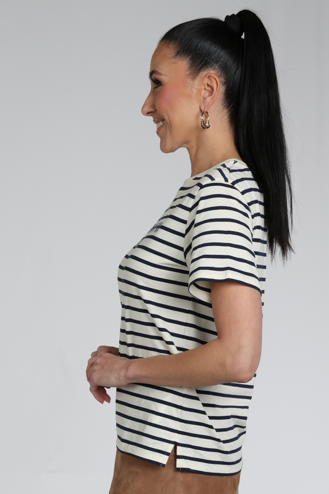 MaxMara bora mm13323 T-shirt korte mouw Blauw