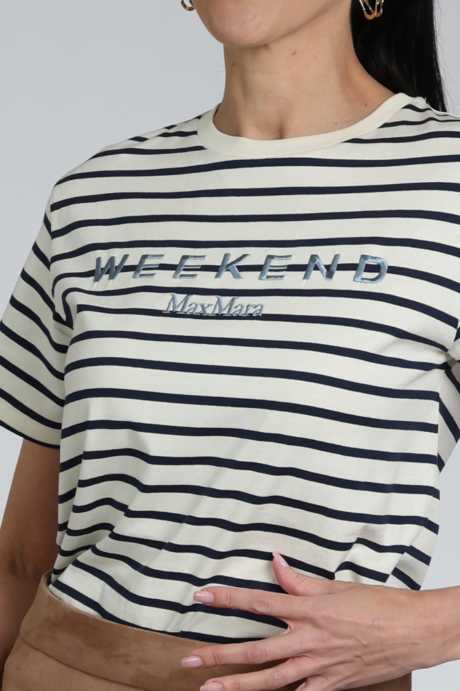 MaxMara bora mm13323 T-shirt korte mouw Blauw