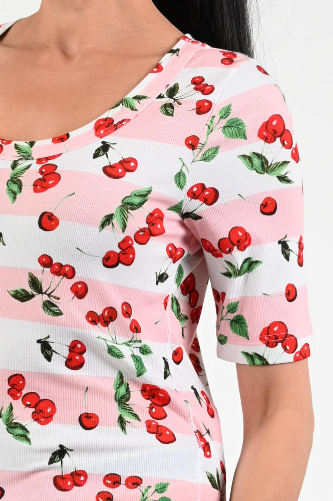 Zaida 326890 T-shirt korte mouw Roze