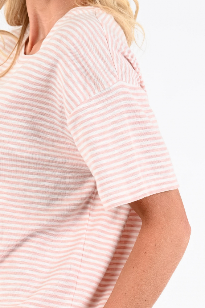 By-Bar 26211004  T-shirt korte mouw Roze