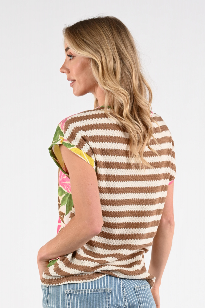 Geisha 63284-20 T-shirt korte mouw Roze