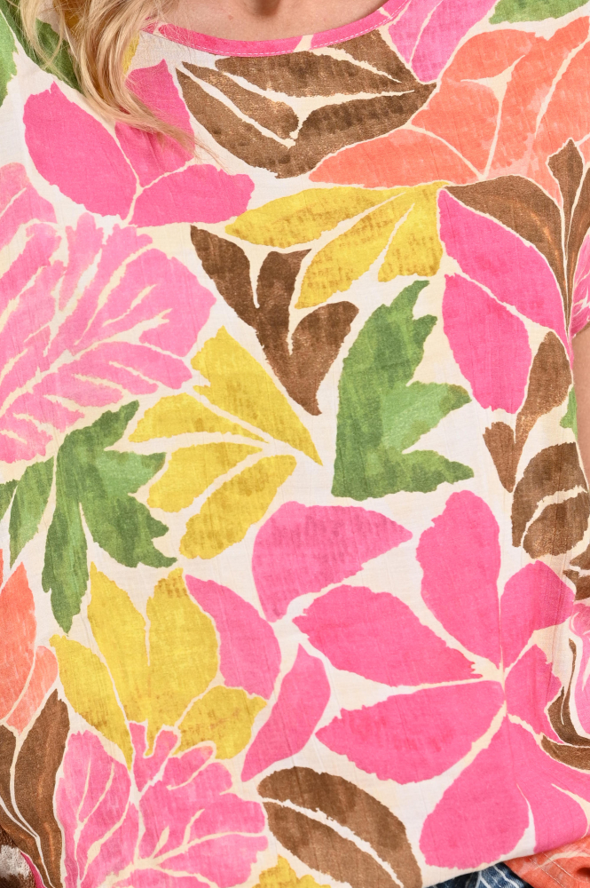 Geisha 63284-20 T-shirt korte mouw Roze