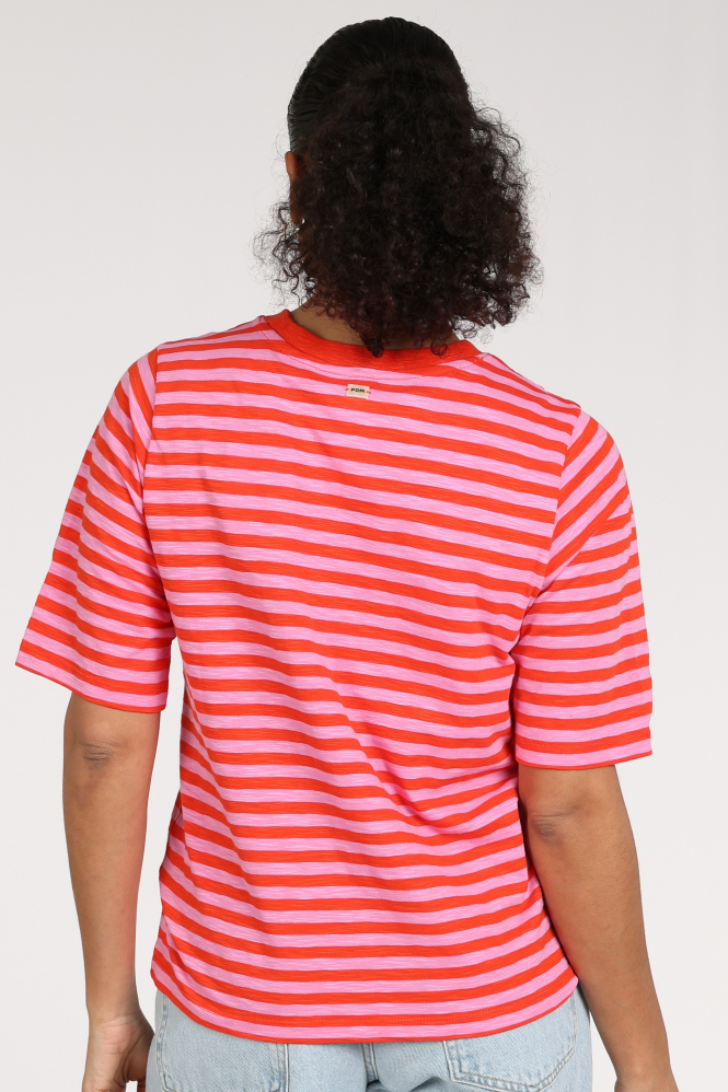 Pom Amsterdam SP9481 T-shirt korte mouw Roze