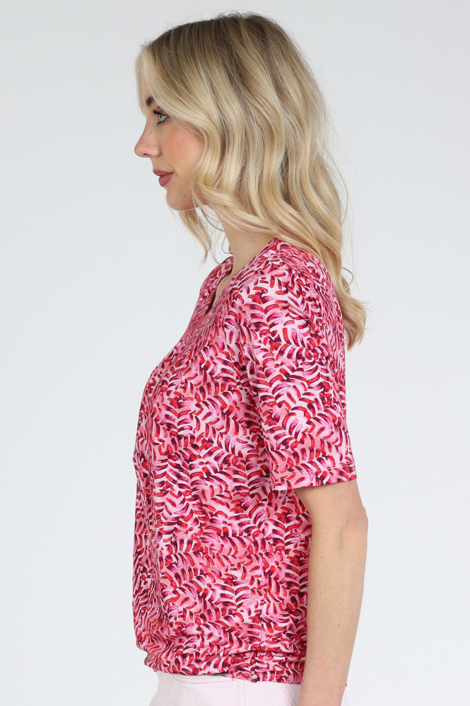 Roberto sarto 611128 T-shirt korte mouw Roze