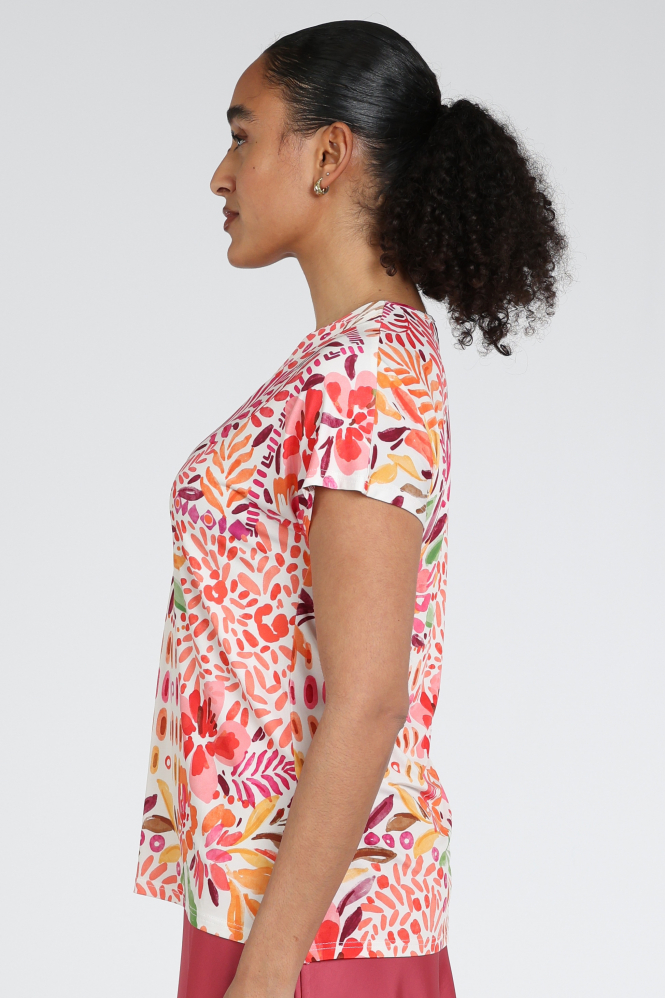 Atelier Maillet DV6st031 T-shirt korte mouw Rood