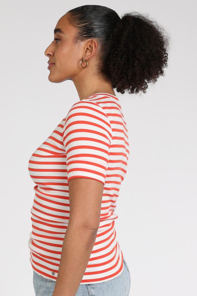 Marc Cain AA 48.09 J90 T-shirt korte mouw Rood