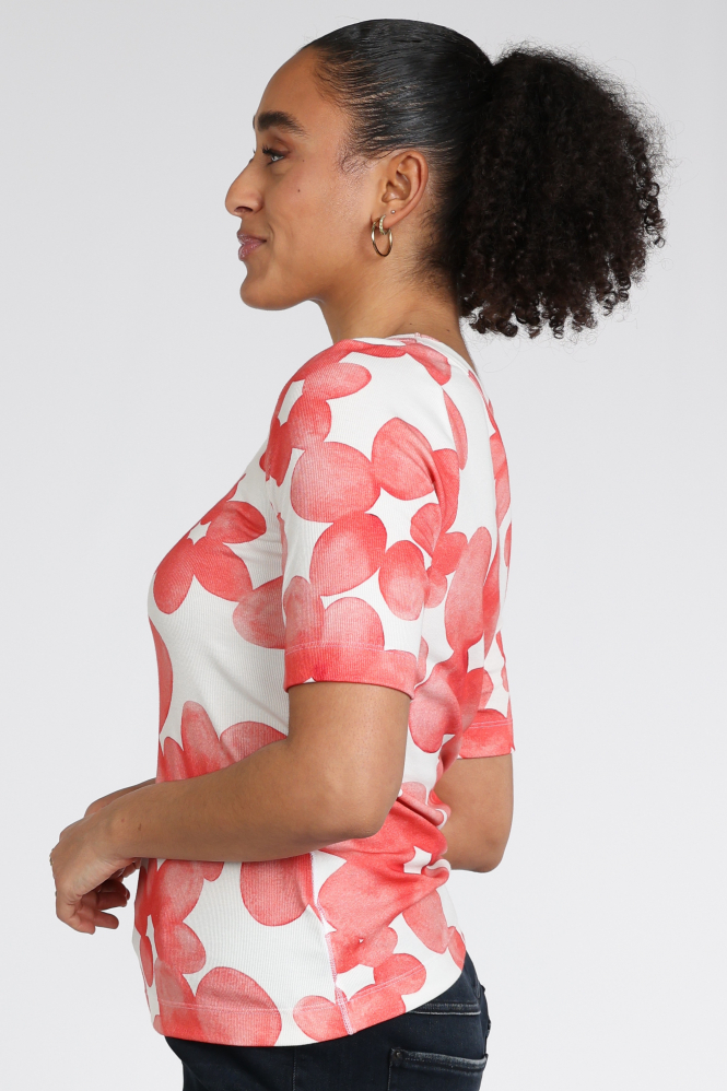 Zaida 346850 T-shirt korte mouw Rood