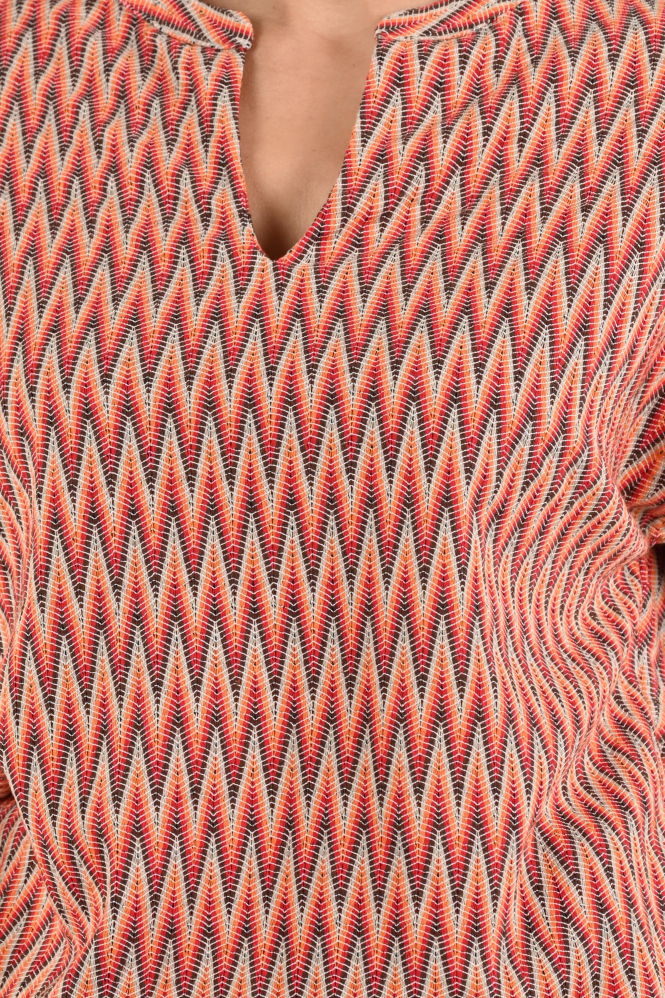 Geisha 62151-20 T-shirt korte mouw Oranje