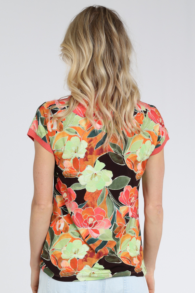 Geisha 62036-60 T-shirt korte mouw Oranje