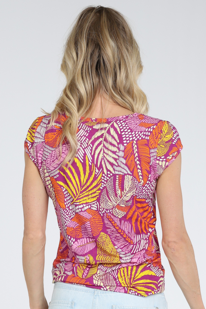 Geisha 62035-60 T-shirt korte mouw Oranje