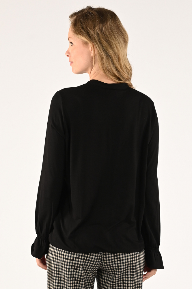 KYRA Destiny-w23 T-shirt lange mouw Zwart