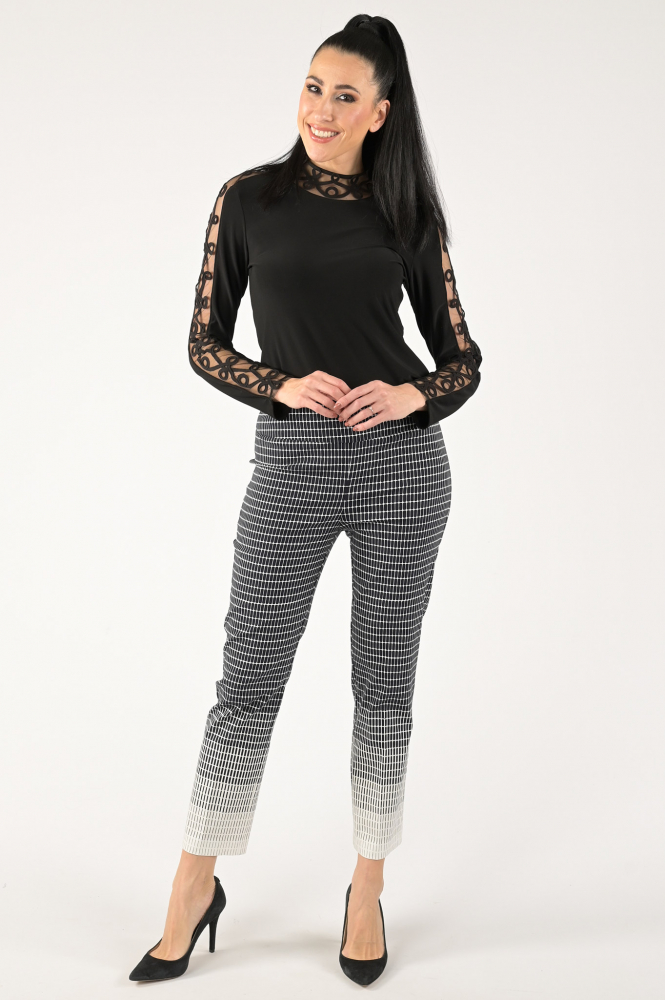 Joseph Ribkoff 224052 T-shirt lange mouw Zwart