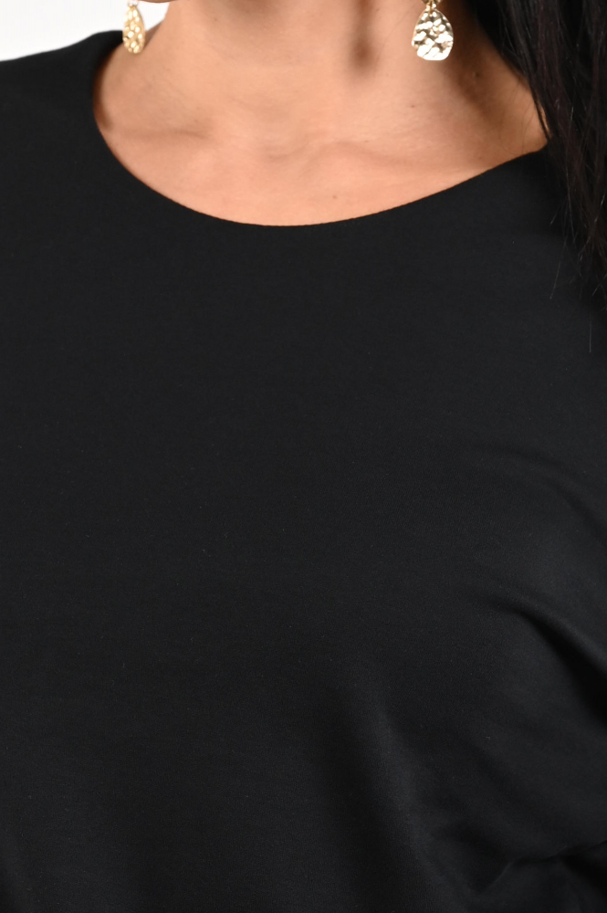 Efixelle 330417 T-shirt lange mouw Zwart