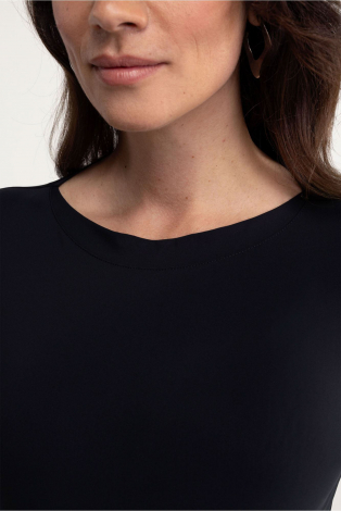 L.O.E.S. by Studio Anneloes Sydney shirt  Zwart