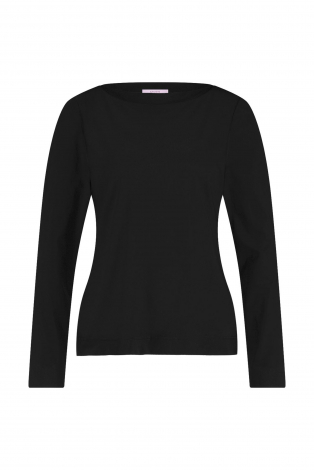 L.O.E.S. by Studio Anneloes Sydney shirt  Zwart