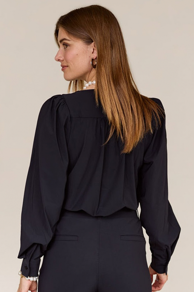 Studio Anneloes 94821 les T-shirt lange mouw Zwart