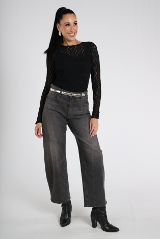 Knit-Ted Lacey 262p118 Zwart