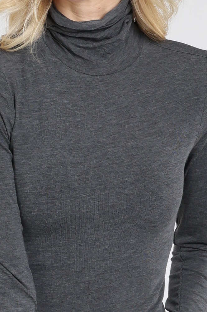 Yaya 01-709440-610 T-shirt lange mouw Grijs