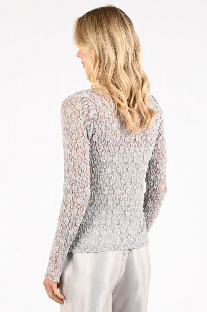 Aimée the label annie T-shirt lange mouw Grijs