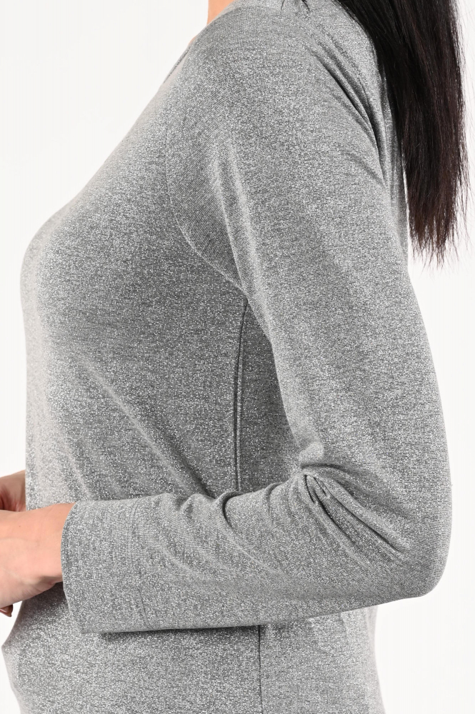 Co'couture 33210 T-shirt lange mouw Zilver