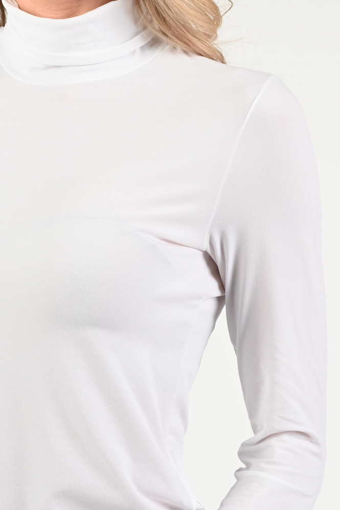 Marc Cain +E 48.54 J03 T-shirt lange mouw Wit