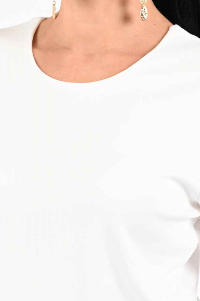 Efixelle 330417 T-shirt lange mouw Wit