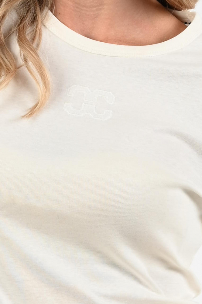 Co'couture Granny cc tee T-shirt lange mouw Beige